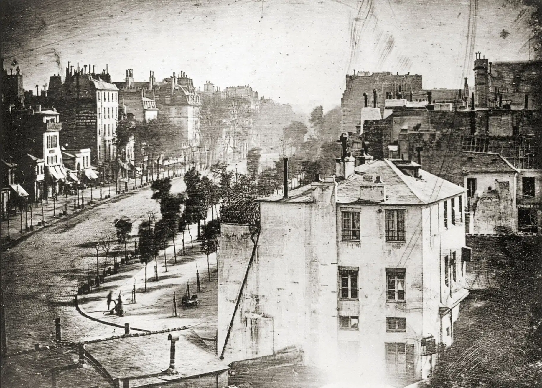 Boulevard du Temple par Louis Daguerre